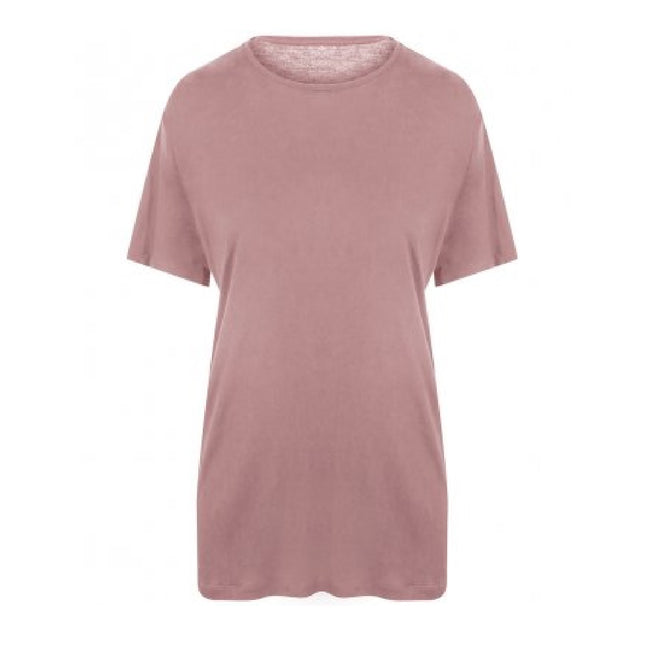 Dusty Pink - Front - Ecologie Mens Daintree EcoViscose T-Shirt