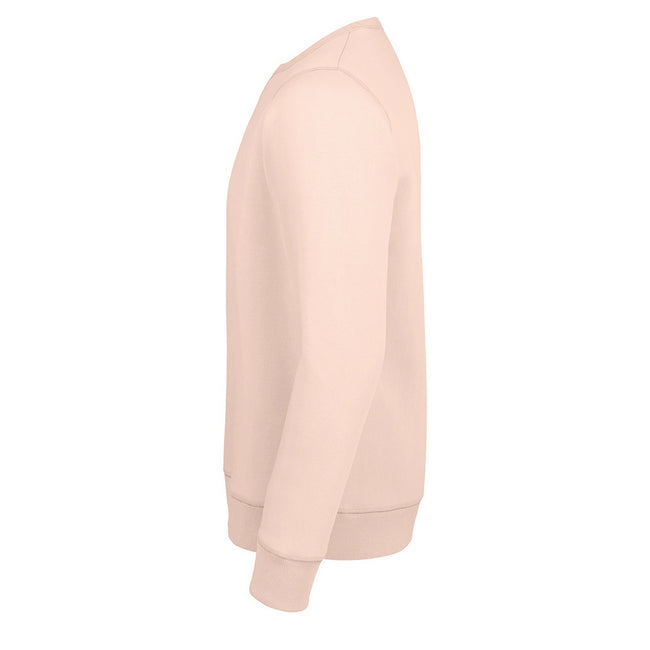 Creamy Pink - Side - Sols Unisex Adults Sully Sweatshirt