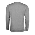 Grey Marl - Back - Sols Unisex Adults Sully Sweatshirt