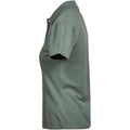 Leaf Green - Side - Tee Jays Womens-Ladies Luxury Stretch Polo Shirt
