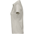 Cement - Side - Tee Jays Womens-Ladies Luxury Stretch Polo Shirt