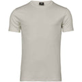 Cement - Front - Tee Jays Mens Interlock T-Shirt