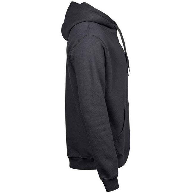 Dark Grey - Back - Tee Jays Mens Hooded Sweatshirt