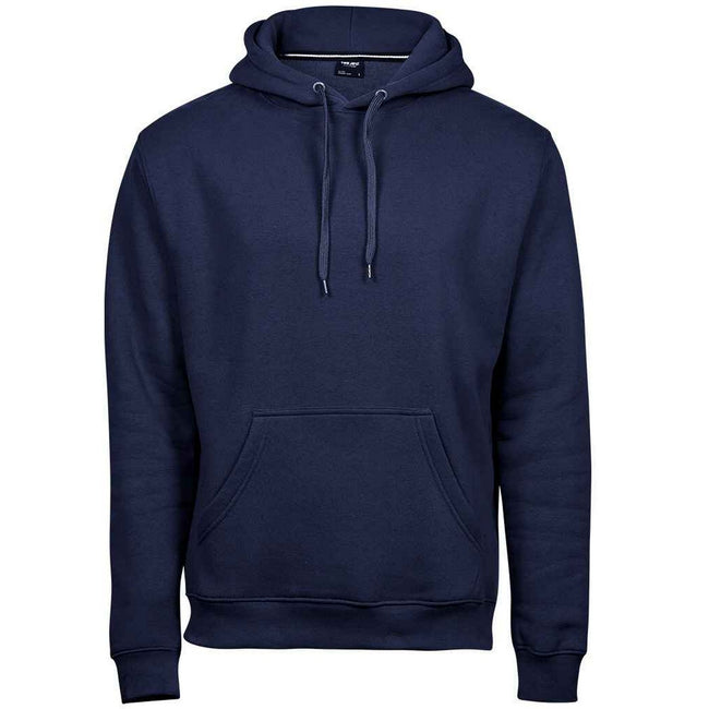 Navy - Front - Tee Jays Mens Hooded Sweatshirt