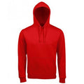 Red - Front - SOLS Unisex Adults Spencer Hooded Sweatshirt