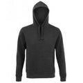 Charcoal Marl - Front - SOLS Unisex Adults Spencer Hooded Sweatshirt