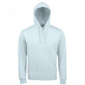 Creamy Blue - Front - SOLS Unisex Adults Spencer Hooded Sweatshirt