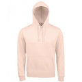 Creamy Pink - Front - SOLS Unisex Adults Spencer Hooded Sweatshirt