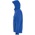 Royal Blue - Side - SOLS Mens Replay Hooded Soft Shell Jacket (Breathable, Windproof And Water Resistant)