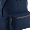 Navy - Side - BagBase Recycled Backpack
