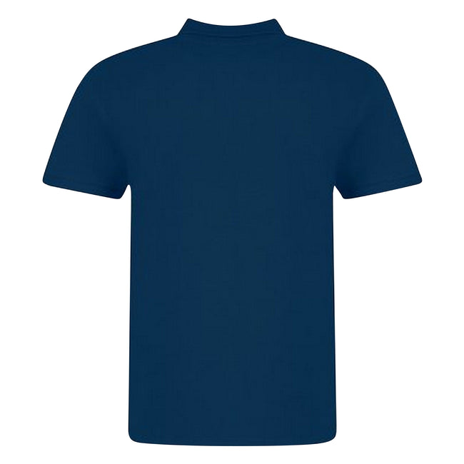 Ink - Back - Awdis Mens Piqu Cotton Short-Sleeved Polo Shirt