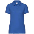 Royal Blue - Front - Fruit of the Loom Womens-Ladies Lady Fit Piqué Polo Shirt