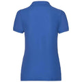 Royal Blue - Side - Fruit of the Loom Womens-Ladies Lady Fit Piqué Polo Shirt