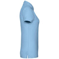 Sky Blue - Back - Fruit of the Loom Womens-Ladies Lady Fit Piqué Polo Shirt