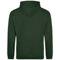 Forest Green - Back - Awdis Unisex Adult College Hoodie