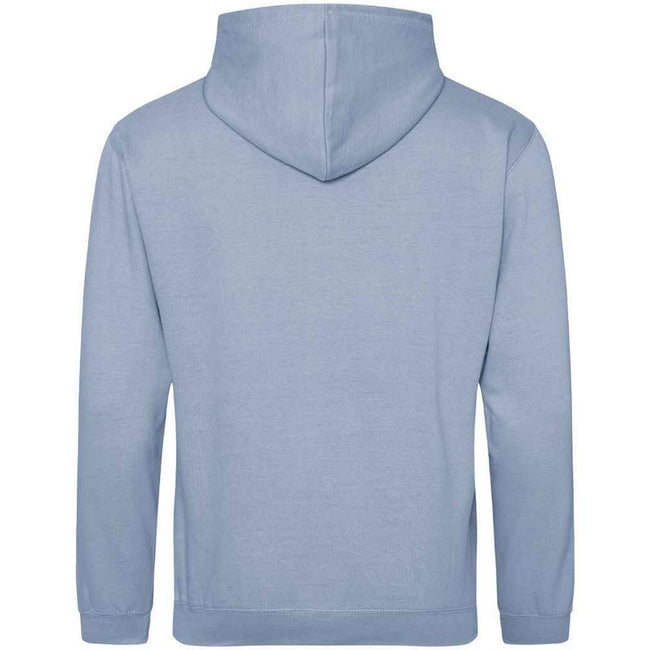 Dusty Blue - Back - Awdis Unisex Adult College Hoodie