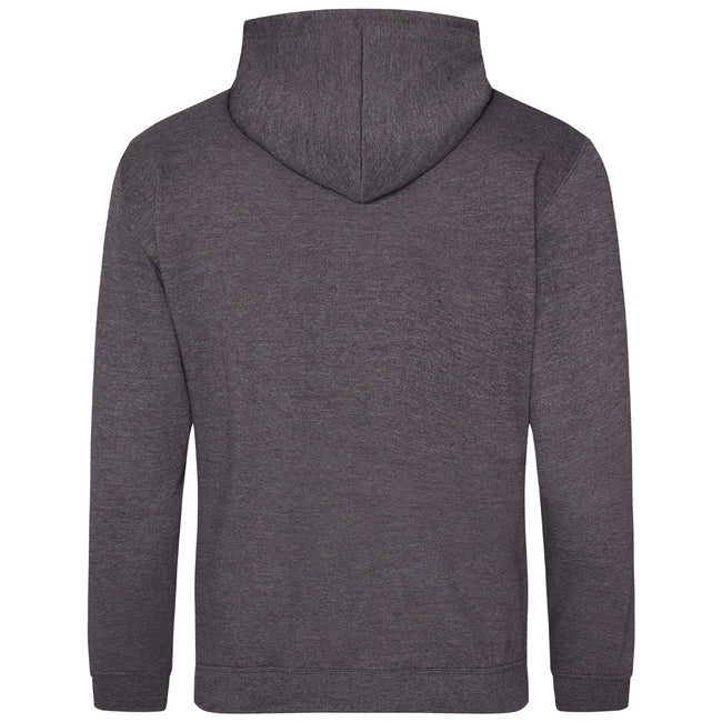 Charcoal - Back - Awdis Unisex Adult College Hoodie
