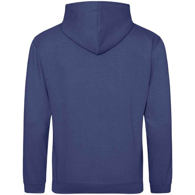 Denim - Back - Awdis Unisex Adult College Hoodie