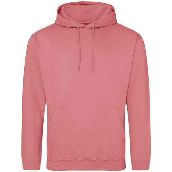 Dusty Rose - Front - Awdis Unisex Adult College Hoodie
