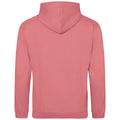 Dusty Rose - Back - Awdis Unisex Adult College Hoodie
