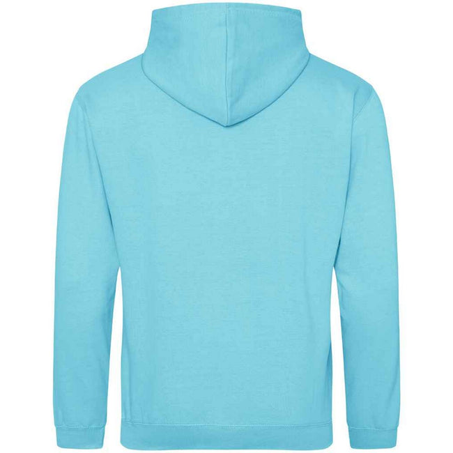 Turquoise Surf - Back - Awdis Unisex Adult College Hoodie