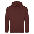 Chocolate Fudge Brownie - Front - Awdis Unisex Adult College Hoodie