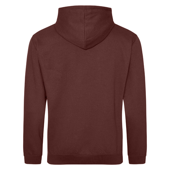 Chocolate Fudge Brownie - Back - Awdis Unisex Adult College Hoodie