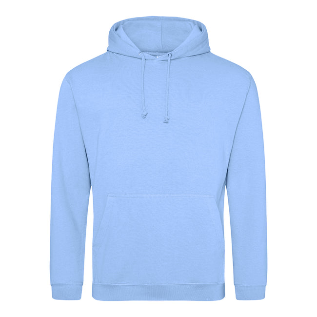 Blue Bottle - Front - Awdis Unisex Adult College Hoodie