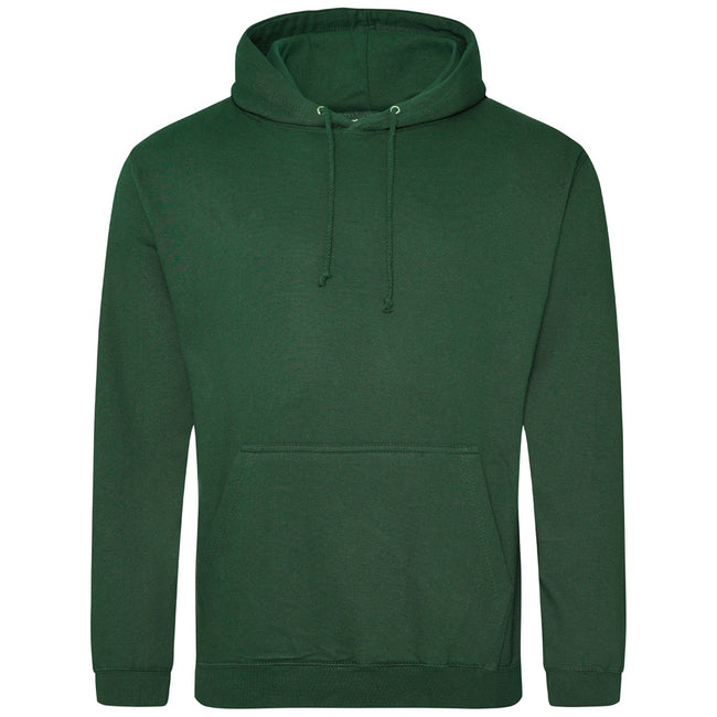 Bottle Green - Front - Awdis Unisex Adult College Hoodie