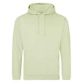 Pistachio - Front - Awdis Unisex Adult College Hoodie