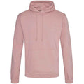 Dusty Pink - Front - Awdis Unisex Adult College Hoodie