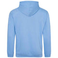 Cornflower Blue - Back - Awdis Unisex Adult College Hoodie