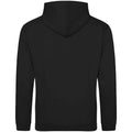Deep Black - Back - Awdis Unisex Adult College Hoodie
