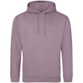 Dusty Purple - Front - Awdis Unisex Adult College Hoodie