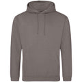 Mocha - Front - Awdis Unisex Adult College Hoodie