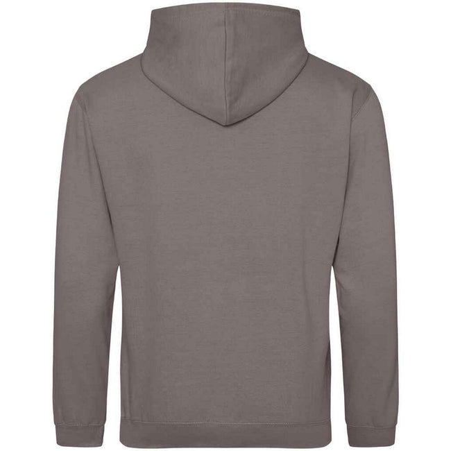 Mocha - Back - Awdis Unisex Adult College Hoodie