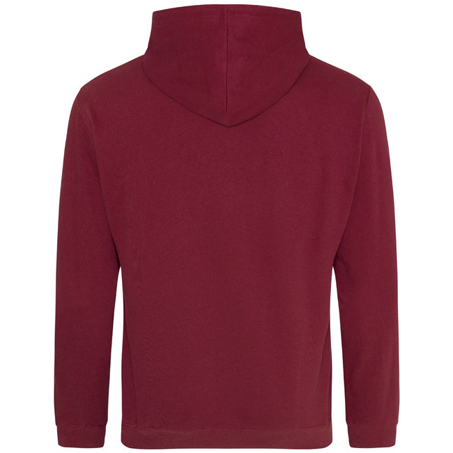 Burgundy - Back - Awdis Unisex Adult College Hoodie