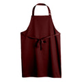 Burgundy - Back - SOLS Unisex Gala Long Bib Apron - Barwear