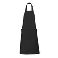 Dark Grey - Front - SOLS Unisex Gala Long Bib Apron - Barwear