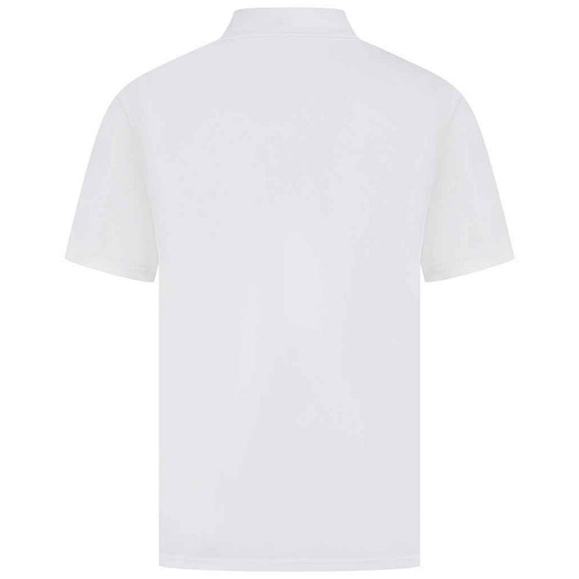 White - Front - Henbury Mens Pique Polo Shirt