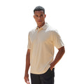 Natural - Back - Henbury Mens Pique Polo Shirt