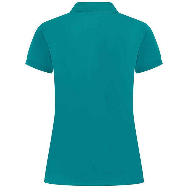 Bright Jade - Back - Henbury Womens-Ladies Pique Polo Shirt