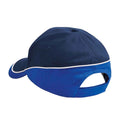 French Navy-Bright Royal Blue-White - Back - Beechfield Teamwear Competition Cap