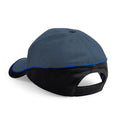 Graphite-Black-Bright Royal Blue - Side - Beechfield Teamwear Competition Cap