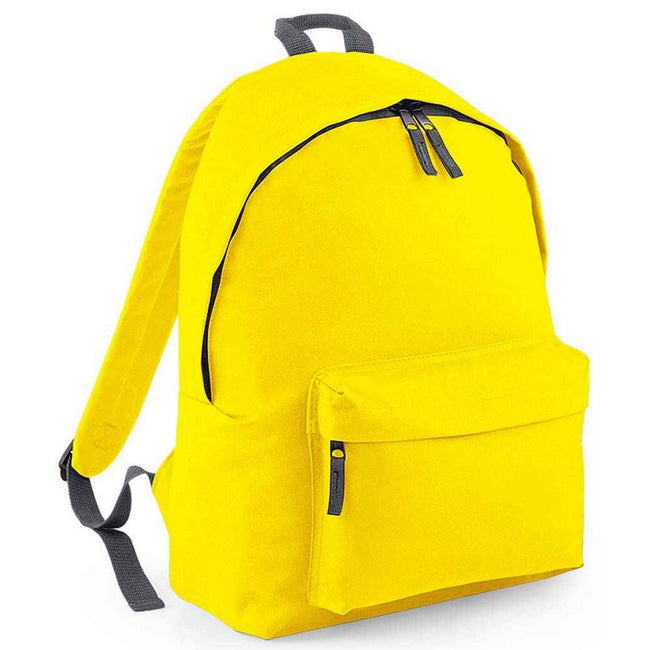 Yellow-Graphite - Front - Bagbase Original Fashion Backpack