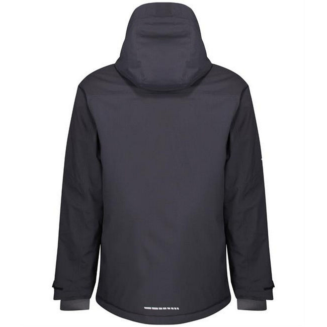 Grey-Black - Back - Regatta Mens X-Pro Marauder III Insulated Jacket