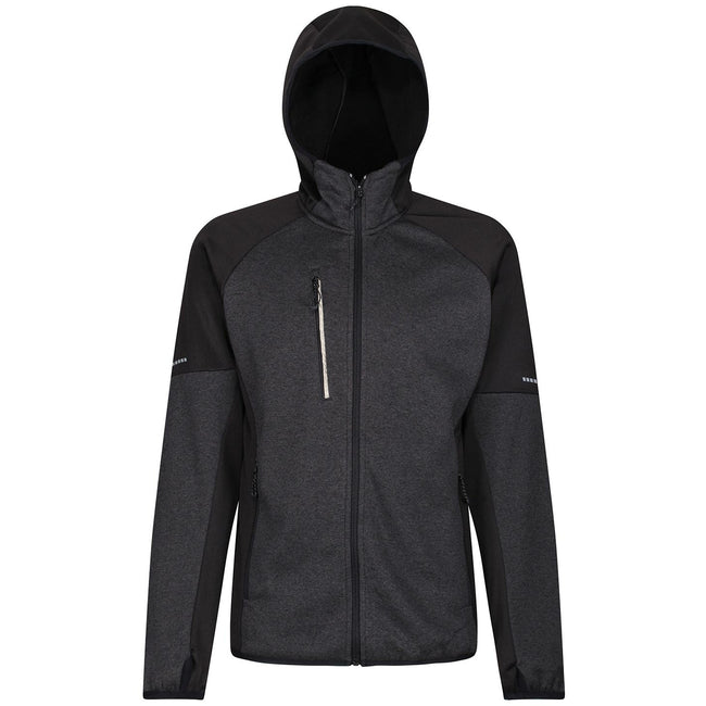 Black-Grey Marl - Front - Regatta Mens X-Pro Coldspring II Fleece Jacket