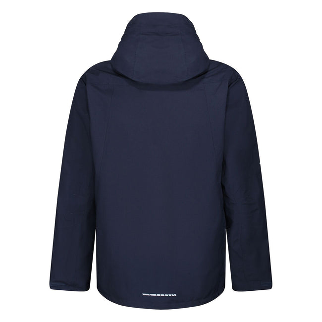 Oxford Blue-Navy - Back - Regatta Mens X-Pro Exosphere II Soft Shell Jacket