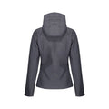 Seal Grey-Black - Side - Regatta Womens-Ladies Venturer Hooded Soft Shell Jacket