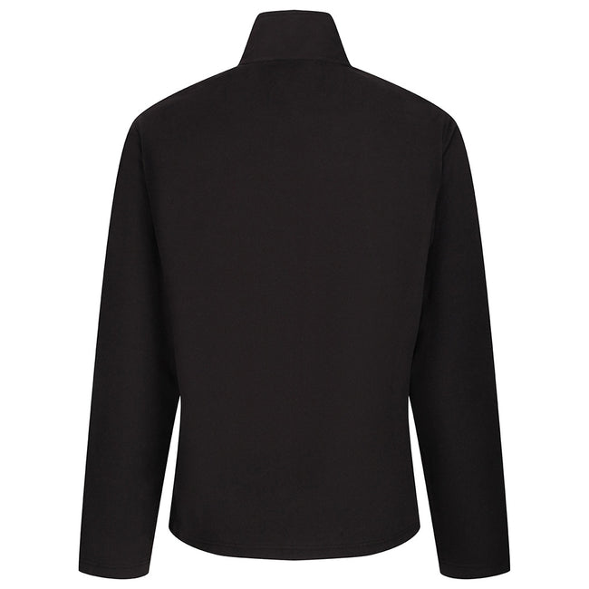 Black - Side - Regatta Mens Microfleece Recycled Jacket